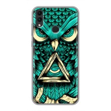 Чохол з пташками на Huawei Honor 8C (VPrint) (Сова з оком)