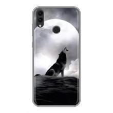 Чехол с Волком на Huawei Honor 8C – Волк и луна