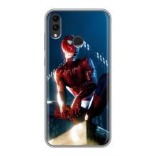 Чехол Супергерой Человека Паука на Huawei Honor 8C – Паук на доме