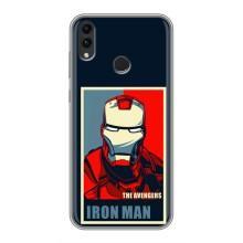 Чехол Супергерой Железный человек на Huawei Honor 8C – Art Iron man