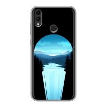 Летний Чехол на Huawei Honor 8C – Синий Водопад