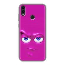 Чохли (ТПУ) (смішні стікери) для Huawei Honor 8C – Хитра мордочка