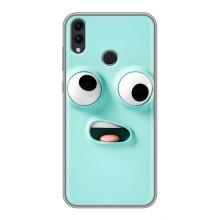 Чохли (ТПУ) (смішні стікери) для Huawei Honor 8C – мордочка