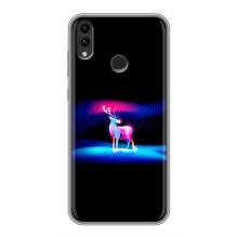 Силиконовый бампер с картинкой животных для Huawei Honor 8C – Яркий олень