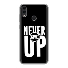 Силиконовый Чехол на Huawei Honor 8C с картинкой Nike (Never Give UP)