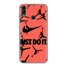 Силиконовый Чехол Nike Air Jordan на Хонор 8С – Just Do It