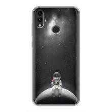 Силиконовый Чехол с принтом "Космонавты" на Huawei Honor 8C – Космонавт романтик