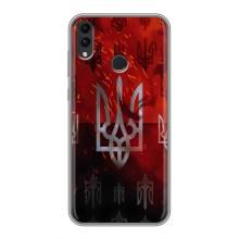 Украинские Чехлы для Huawei Honor 8C с картинкой УПА (AlphaPrint) – ГЕРБ УПА
