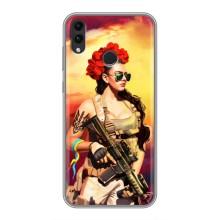 ЗСУ Чехлы (TPU) для Huawei Honor 8C – Женщина солдат