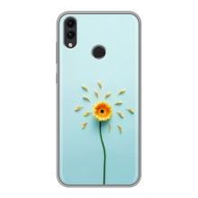 Чехлы с Цветами для Huawei Honor 8X Max (VPrint) (Желтый цветок)