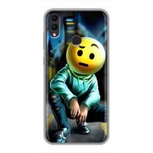 Чехол для Хуавей Хонор 8Икс Макс - (AlphaPrint) с печатью (ТОП продаж) – Парень смайл