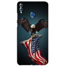 Чехол Флаг USA для Huawei Honor 8X Max – Орел и флаг