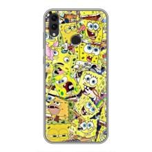 Чехол Губка Боб для Хуавей Хонор 8Икс Макс – Эмоции Спанч Боба