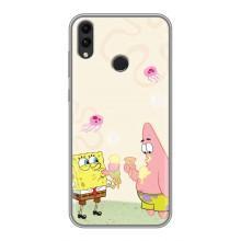 Чехол Губка Боб для Хуавей Хонор 8Икс Макс – Патрик и Боб
