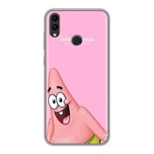 Чехол Губка Боб для Хуавей Хонор 8Икс Макс – Персонаж Патрик