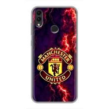 Чехол Манчестер Юнайтед для Хуавей Хонор 8Икс Макс (AlphaPrint) – огненный Манчестер