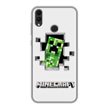 Чохол Майнкрафт на Huawei Honor 8X Max (AlphaPrint) Minecraft (кріпер Майнкрафт)
