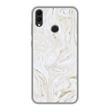 Мраморный чехол на Huawei Honor 8X Max (VPrint) (Белый мрамор)
