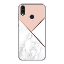 Мраморный чехол на Huawei Honor 8X Max (VPrint) (Тройной мрамор)