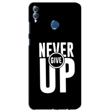 Силіконовый Чохол на Huawei Honor 8X Max з картинкою НАЙК – Never Give UP