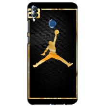 Силиконовый Чехол Nike Air Jordan на Хуавей Хонор 8Х Макс (Джордан 23)