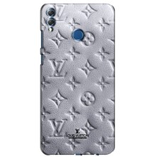 Текстурный Чехол Louis Vuitton для Хуавей Хонор 8Х Макс (Белый ЛВ)