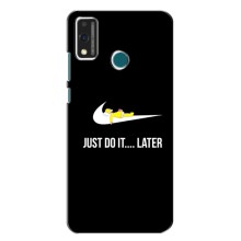 Силиконовый Чехол на Honor 9X Lite (2020) с картинкой Nike – Later