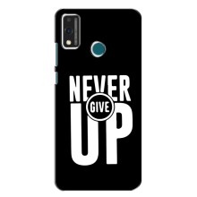 Силіконовый Чохол на Honor 9X Lite (2020) з картинкою НАЙК – Never Give UP