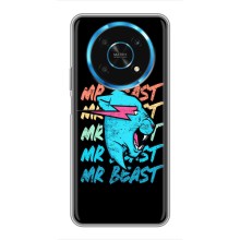 Чехлы Мистер Бист для Хуавей Хонор Мэджик 5 Лайт 5G (logo Mr beast)