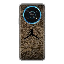 Чехлы для Huawei Honor Magic 5 Lite 5G - с картинкой JORDAN (AlphaPrint) (Logo Jordan)