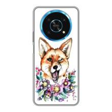 Чехлы с картинкой Лисички для Huawei Honor Magic 5 Lite 5G (VPrint) (Веселая лисичка)