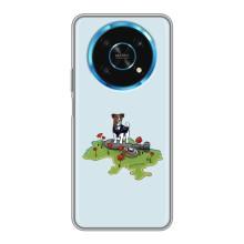 Чехлы с картинкой собаки Патрон для Huawei Honor Magic 5 Lite 5G (AlphaPrint) (Сапер Пес)