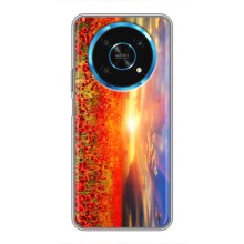 Чехол с картинкой (Стильные) для Хуавей Хонор Мэджик 5 Лайт 5G - (AlphaPrint) (Поле тюльпанов)