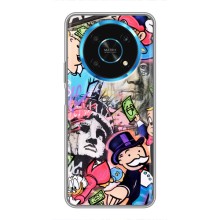 Чехлы с крутыми принтами для Huawei Honor Magic 5 Lite 5G - (PREMIUMPrint) (Monopoly man)
