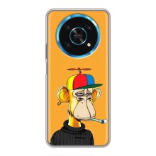 Чехлы с Обезьянами NFT для Huawei Honor Magic 5 Lite 5G (AlphaPrint) (Скучающая Обезьяна NFT)