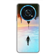Чехол с человеком пауком для Huawei Honor Magic 5 Lite 5G - (AlphaPrint) (Паук человек)