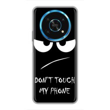 Чехол для Хуавей Хонор Мэджик 5 Лайт 5G - (AlphaPrint) с печатью (ТОП продаж) (Dont Touch)