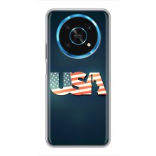 Чохол Прапор USA для Huawei Honor Magic 5 Lite 5G