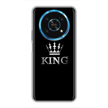 Чохол (Корона на чорному фоні) для Хуавей Хонор Магік 5 Лайт 5G – KING
