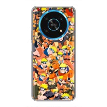 Чохли з принтом НАРУТО на Huawei Honor Magic 5 Lite 5G (Коллаж Наруто)