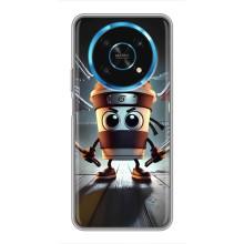 Чехол с мемом Тралалело тралала на Huawei Honor Magic 5 Lite 5G (Капучино асасино)