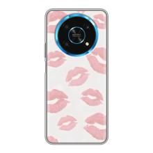 Чехол с розовым рисунком для Huawei Honor Magic 5 Lite 5G (Розовые губы)
