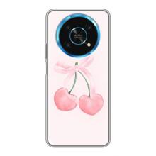Чехол с розовым рисунком для Huawei Honor Magic 5 Lite 5G (Розовые вишни)