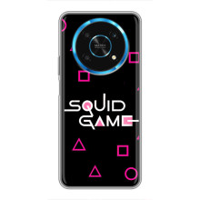 Чехол Гра в кальмара для Huawei Honor Magic 5 Lite 5G – Логотип игры кальмара