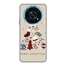 Рождественские Чехлы для Huawei Honor Magic 5 Lite 5G (VPrint) (Merry Christmas)