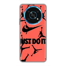 Силіконовый Чохол Nike Air Jordan на Хуавей Хонор Магік 5 Лайт 5G