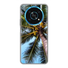 Силиконовый чехол с КАРТИНКАМИ лето для Huawei Honor Magic 5 Lite 5G (AlphaPrint) (Пальма)