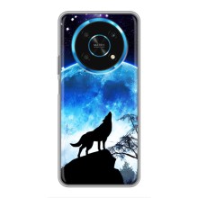 Защитные чехлы для Хуавей Хонор Мэджик 5 Лайт 5G (AlphaPrint) (ХИТ продаж) ВОЛК (Волк на луну)
