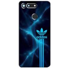 Чехлы Адидас для Huawei Honor View 20 / V20 (AlphaPrint) (Синий Адидас)
