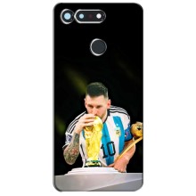 Чехлы для Huawei Honor View 20 / V20 (Leo чемпион) (AlphaPrint) – Кубок Месси